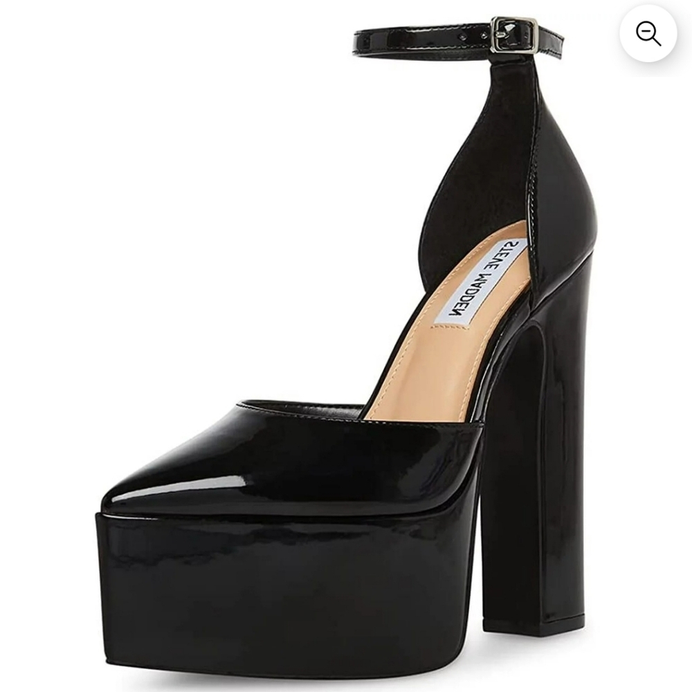 Steve Madden" Women's Prompt Pump, Platform Pump Heel Size 10
